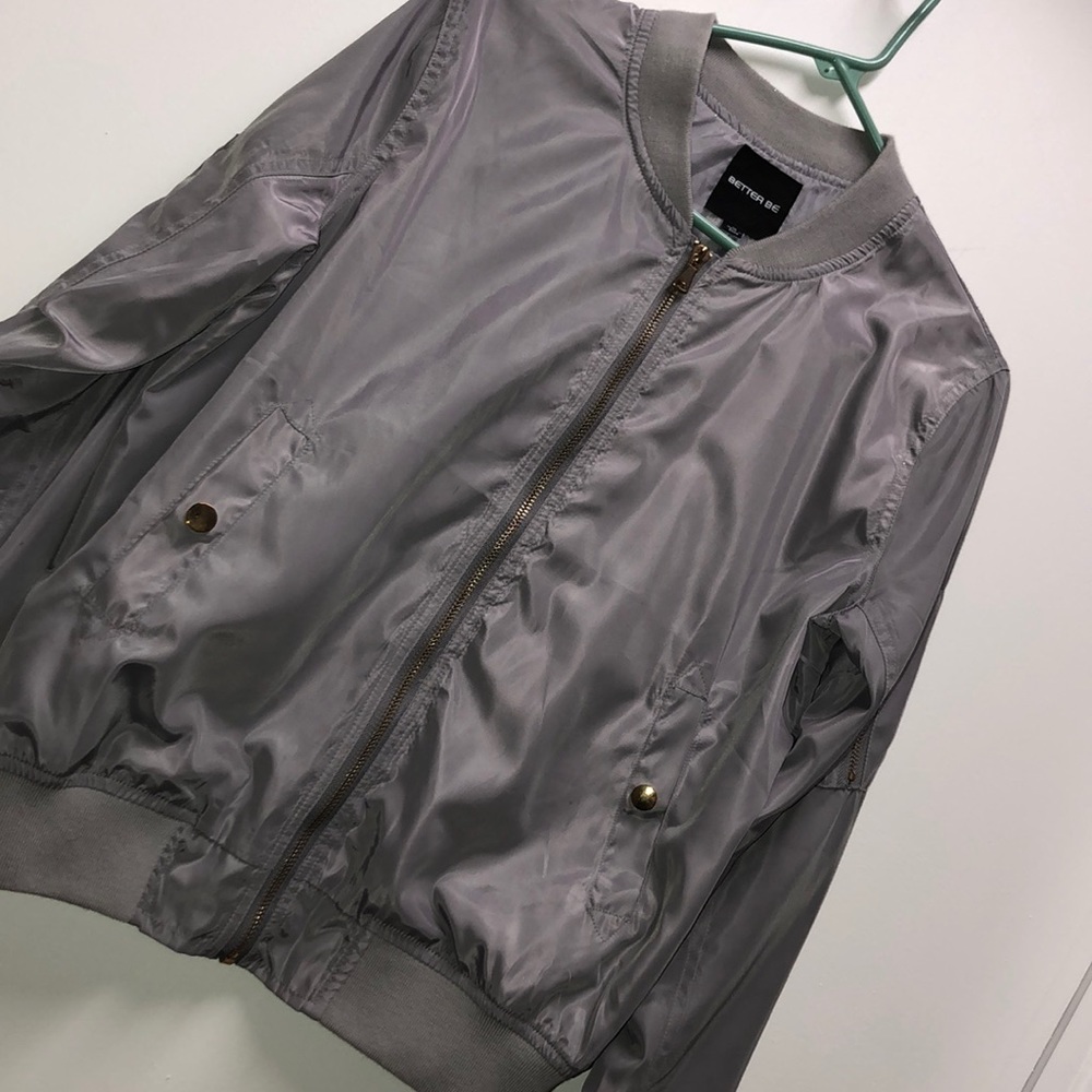 Grayish/Blue Puffer Jacket
